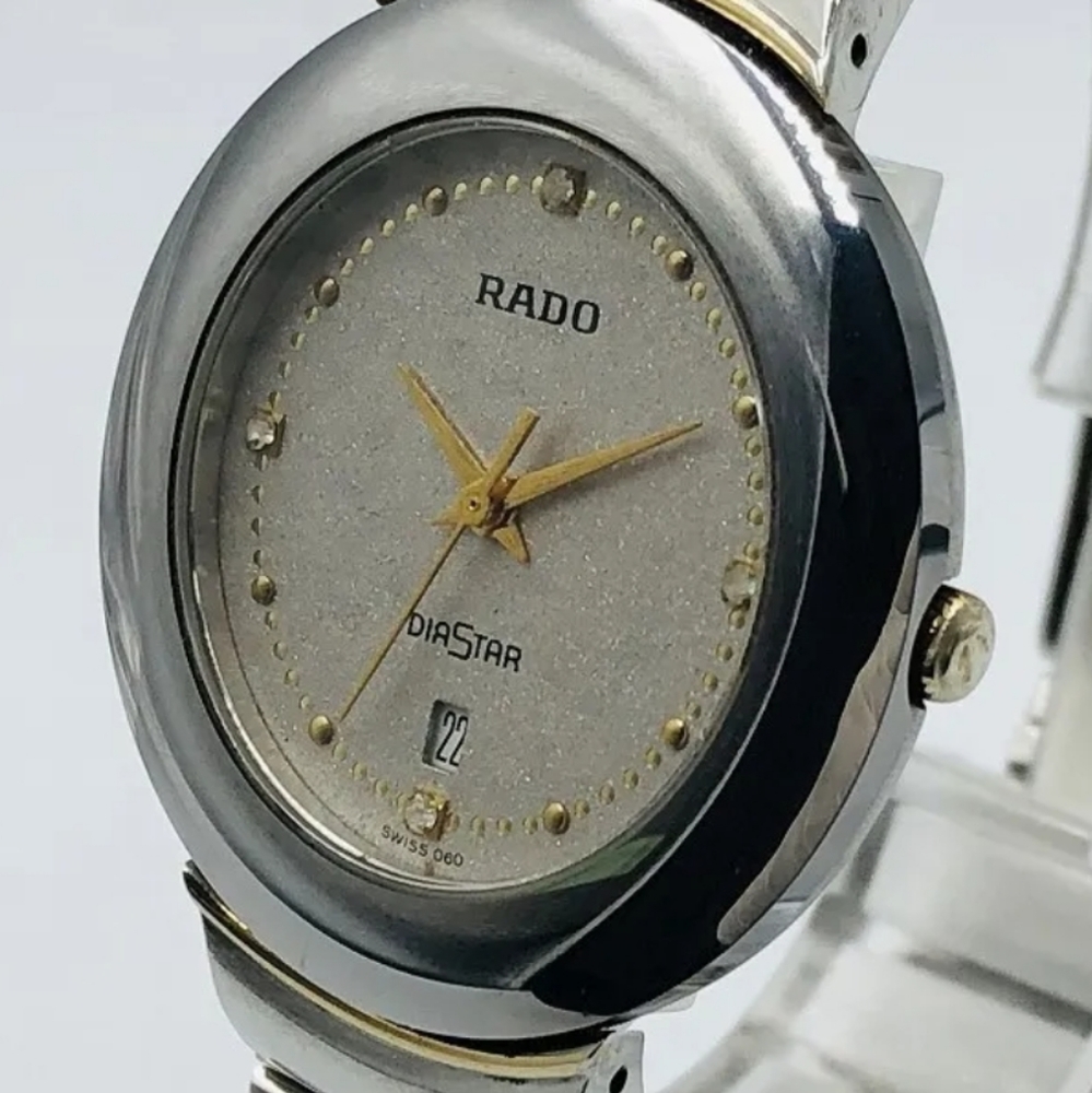 RADO Women's DIASTAR Quartz Watch St.Steel Date - Picture 5 of 13